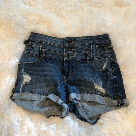 oasis denim shorts
